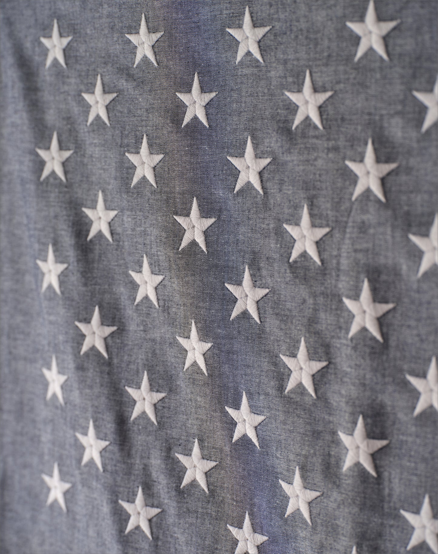 Chambray Striped American Flag